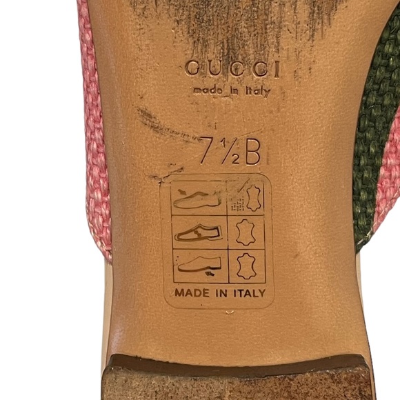 Gucci Bamboo Bitt Slipper Mules - Picture 9 of 11